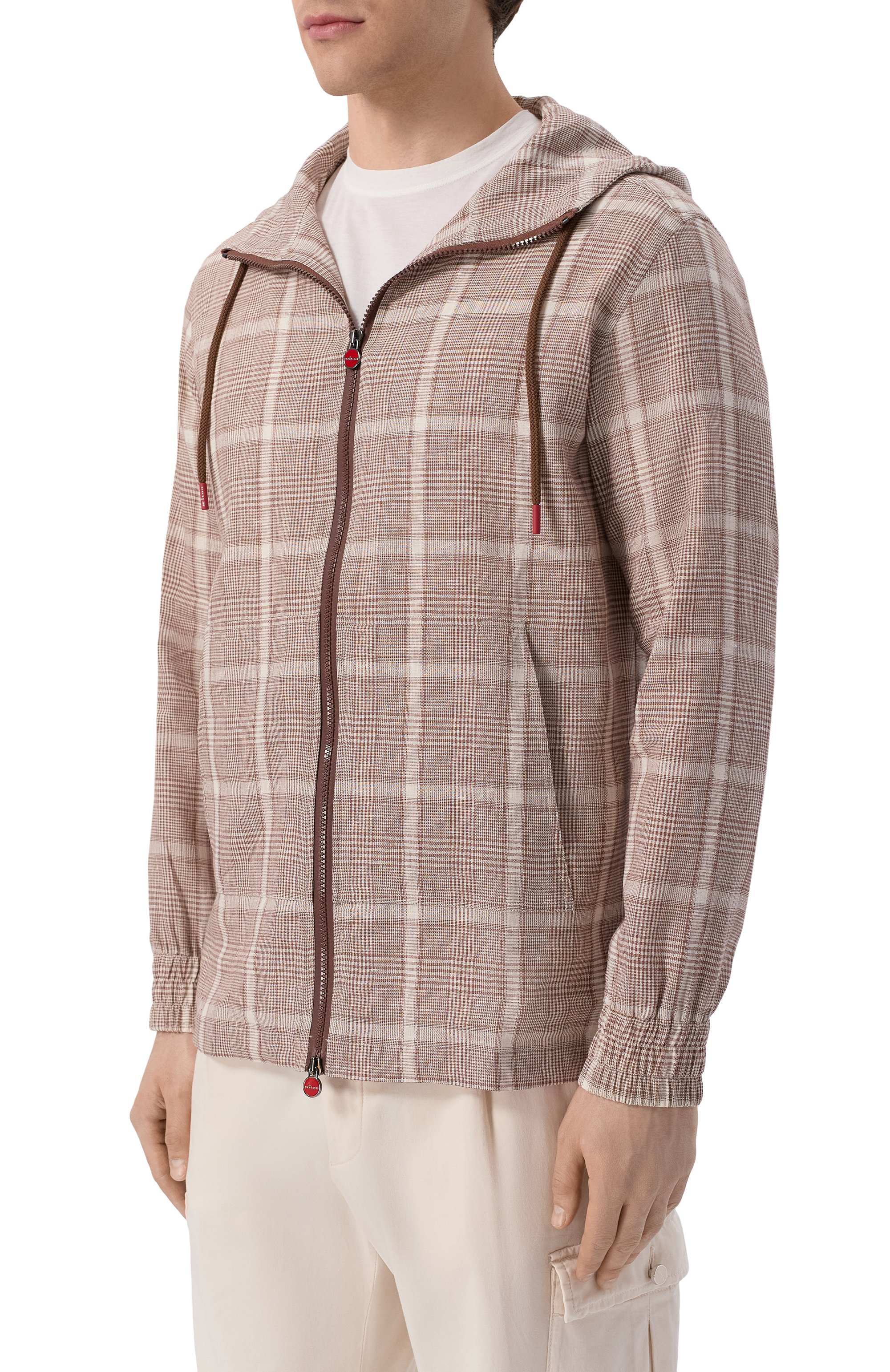 Льняная куртка-рубашка KITON, арт. UMC010H09638, фото 3