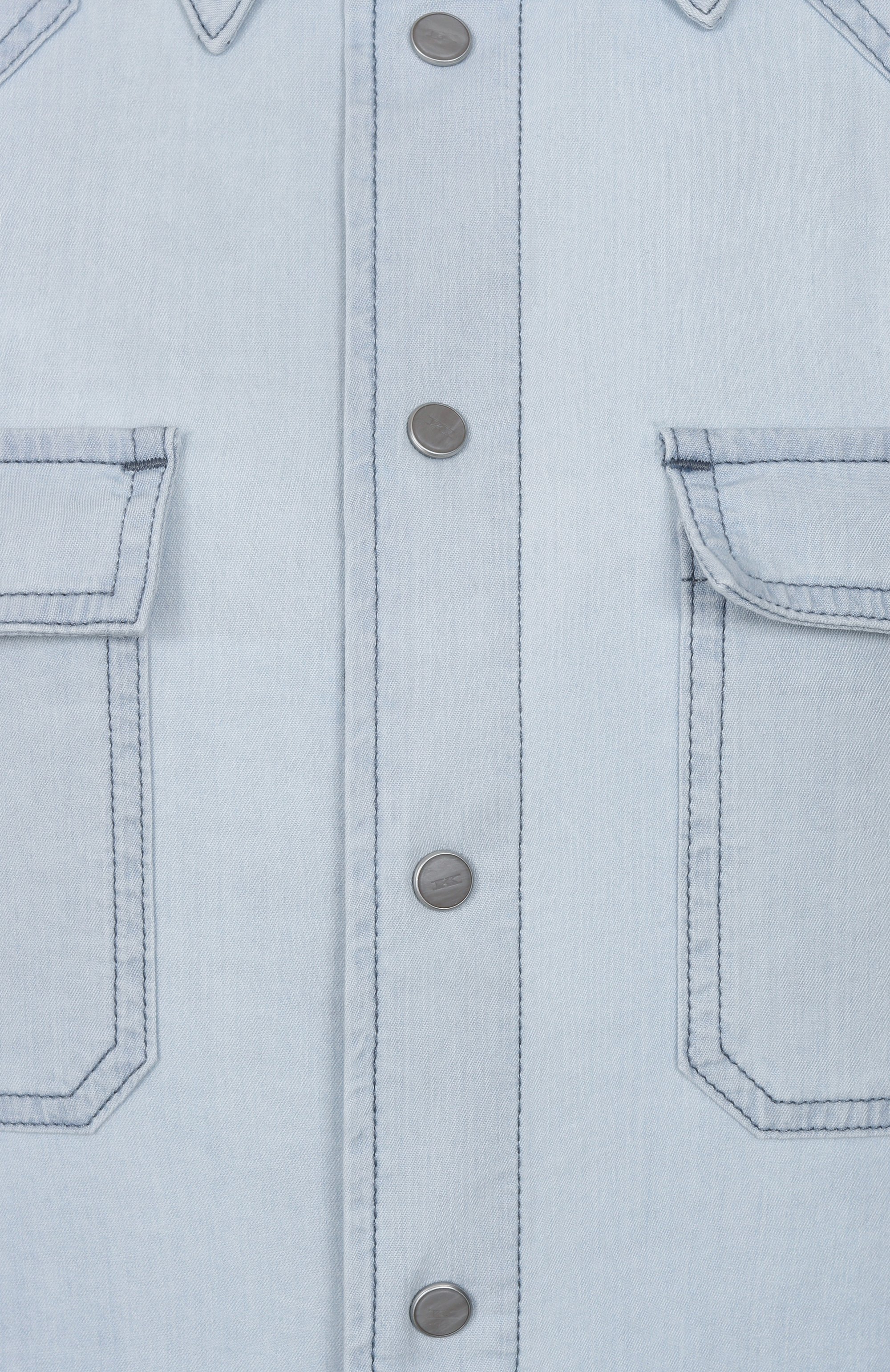 Джинсовая рубашка KITON, арт. DJ59401K0931F01, фото 6