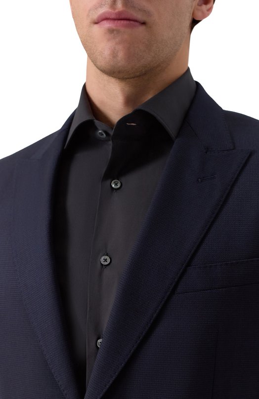 Костюм из шерсти и хлопка BOSS 50546080 Синий  50546080 Фото 8