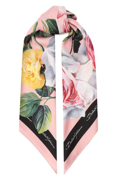 Шелковый платок DOLCE & GABBANA, арт. FN090R/GDCUI, фото 1