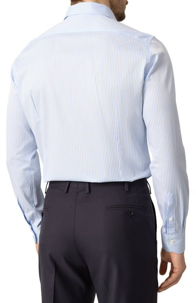 Хлопковая сорочка CANALI, арт. NCLX018/GR03303, фото 4