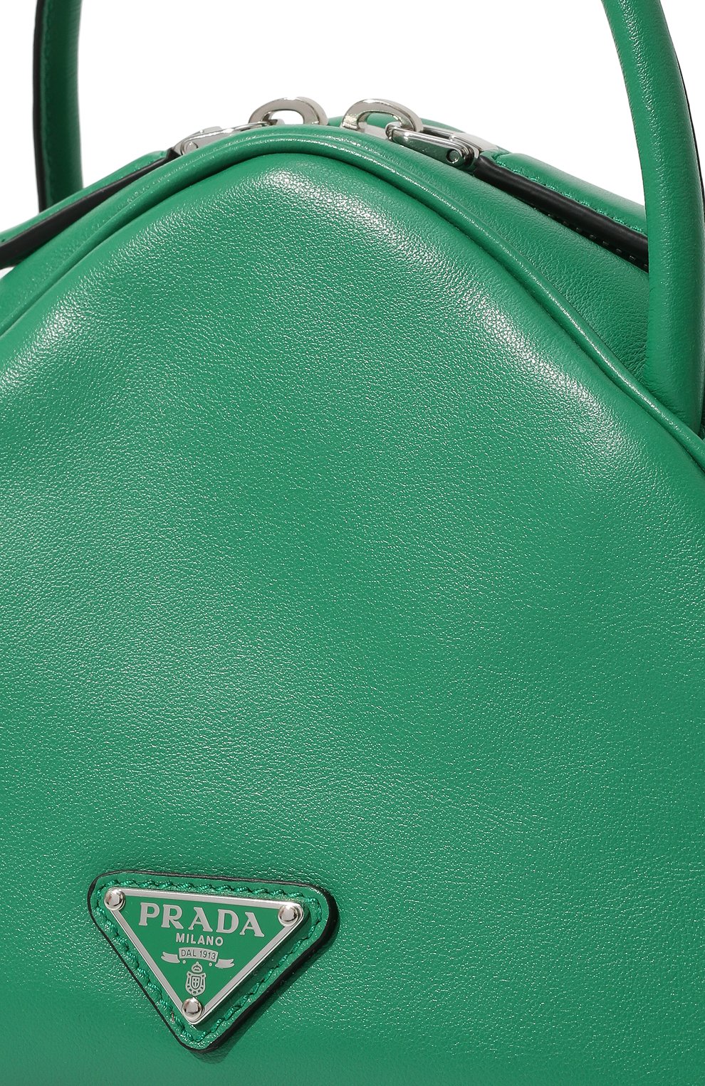 Сумка triangle PRADA зеленого цвета по цене 190000 руб., арт. 1BB082-2BYA-F0458-NEO, фото 3 Сумка triangle PRADA, арт. 1BB082-2BYA-F0458-NEO, фото 3