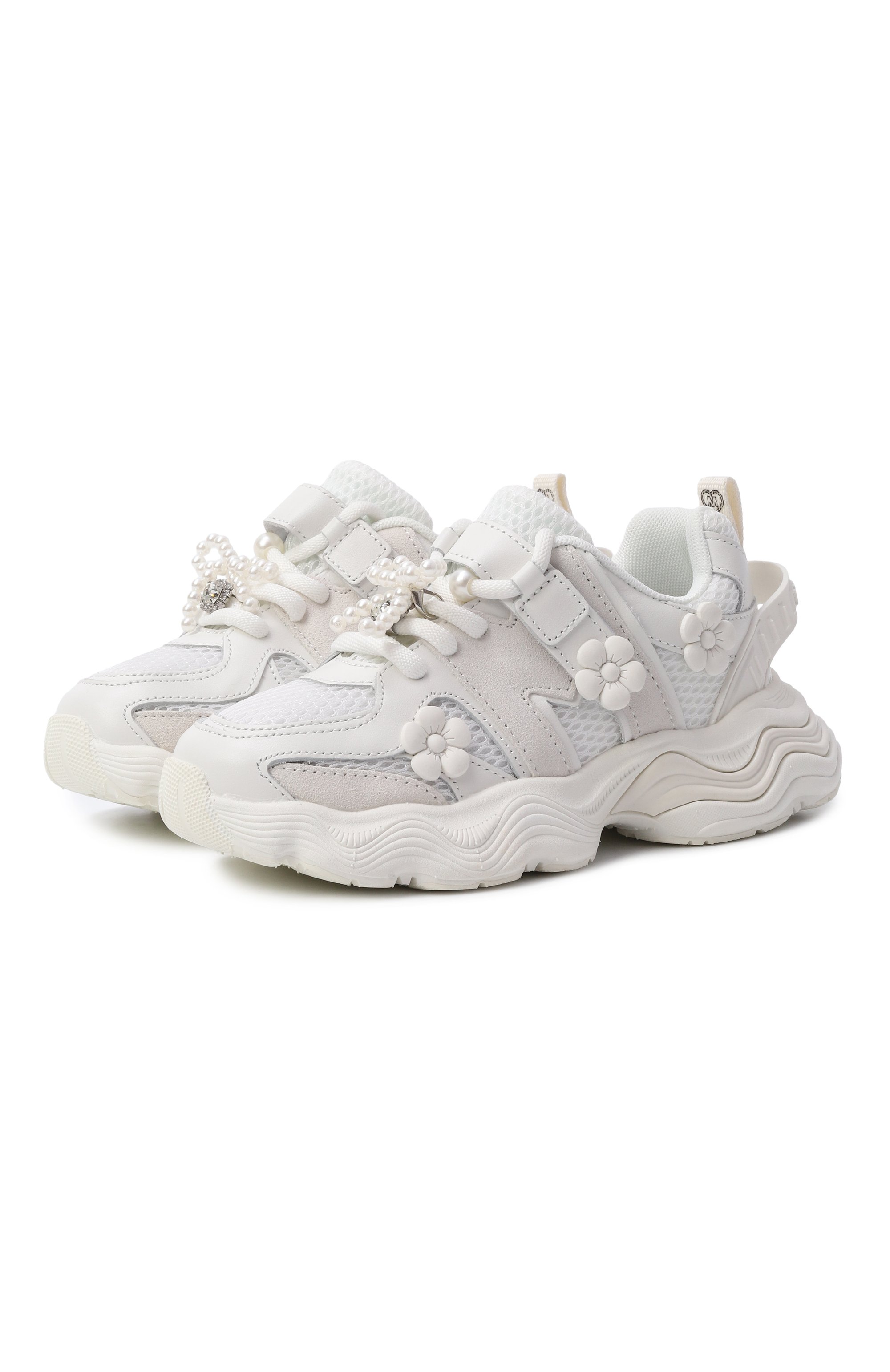 Комбинированные кроссовки MONNALISA, арт. 8CG004, фото 1