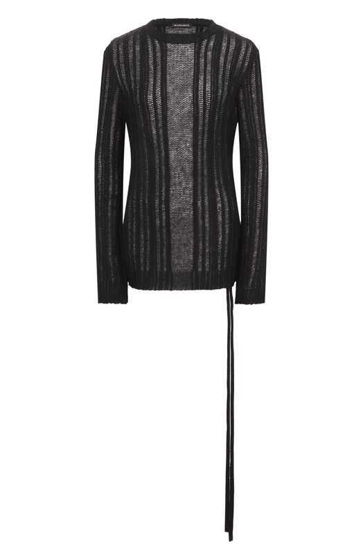 Пуловер из хлопка и кашемира Ann Demeulemeester B0013192/KN068 Чёрный B0013192/KN068