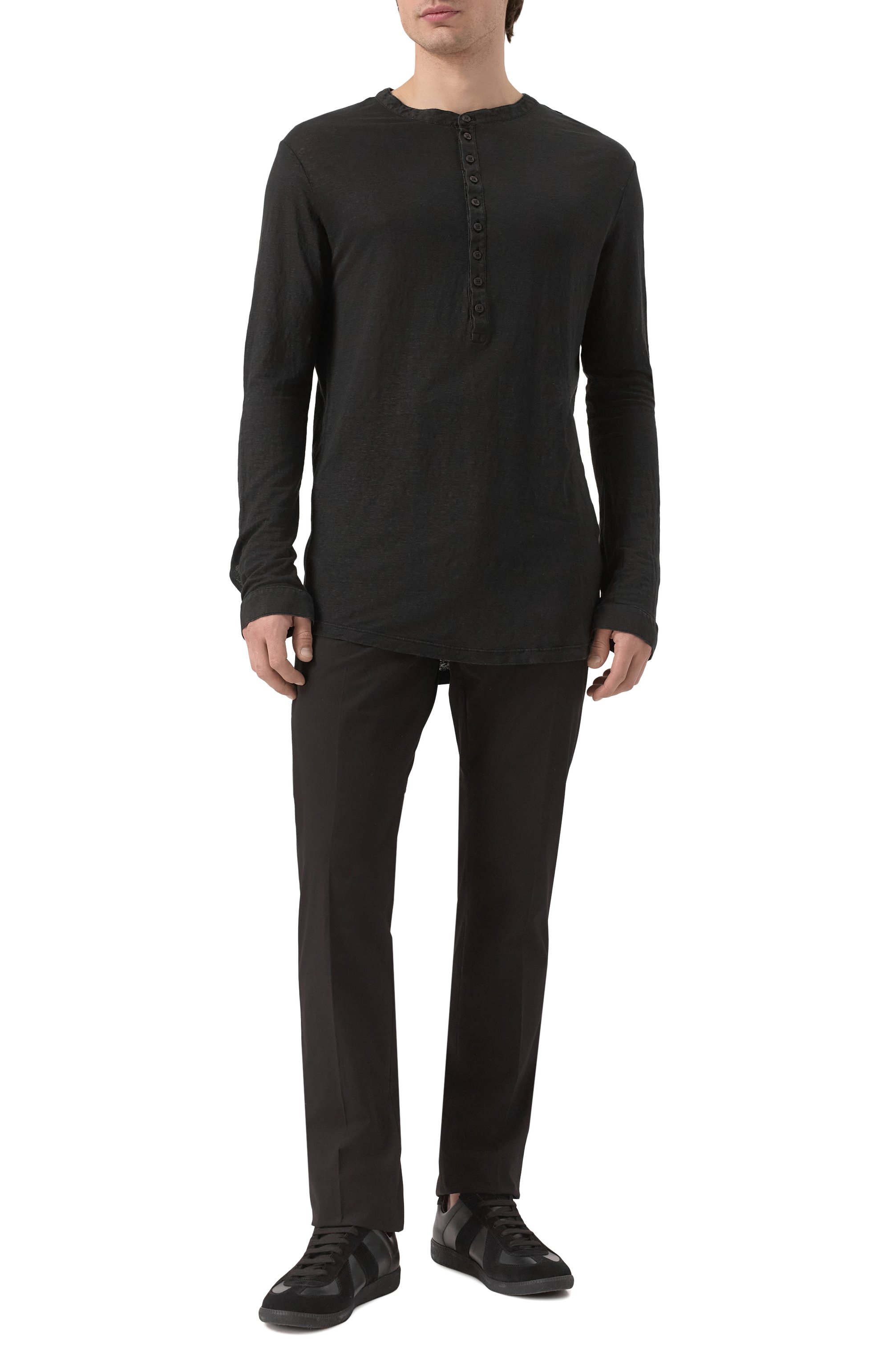 Льняной лонгслив-хенли NEVER ENOUGH, арт. MTL019, фото 2