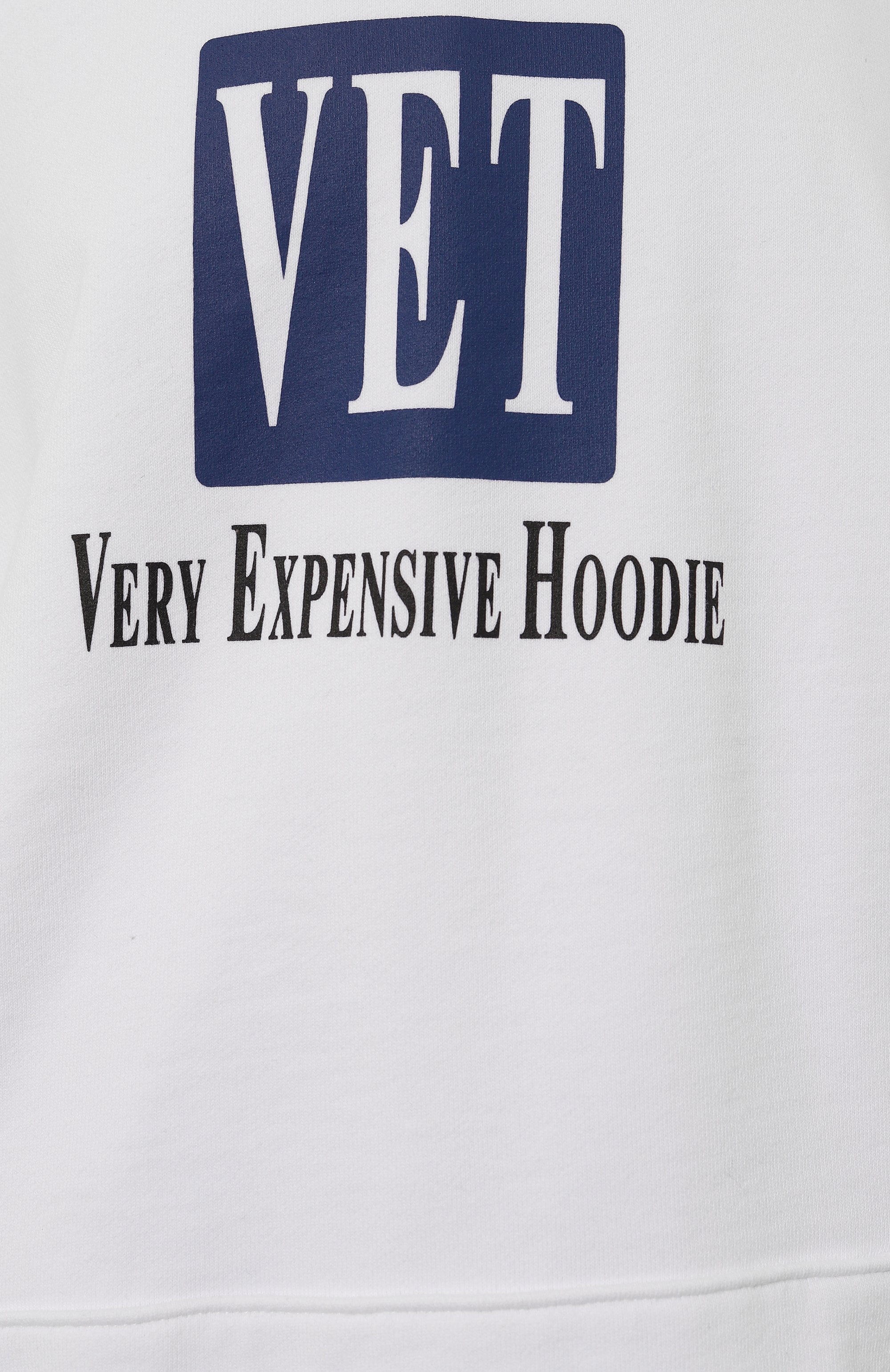 Хлопковое худи VETEMENTS белого цвета по цене 91950 руб., арт. UA66HD640W, фото 8 Хлопковое худи VETEMENTS, арт. UA66HD640W, фото 8