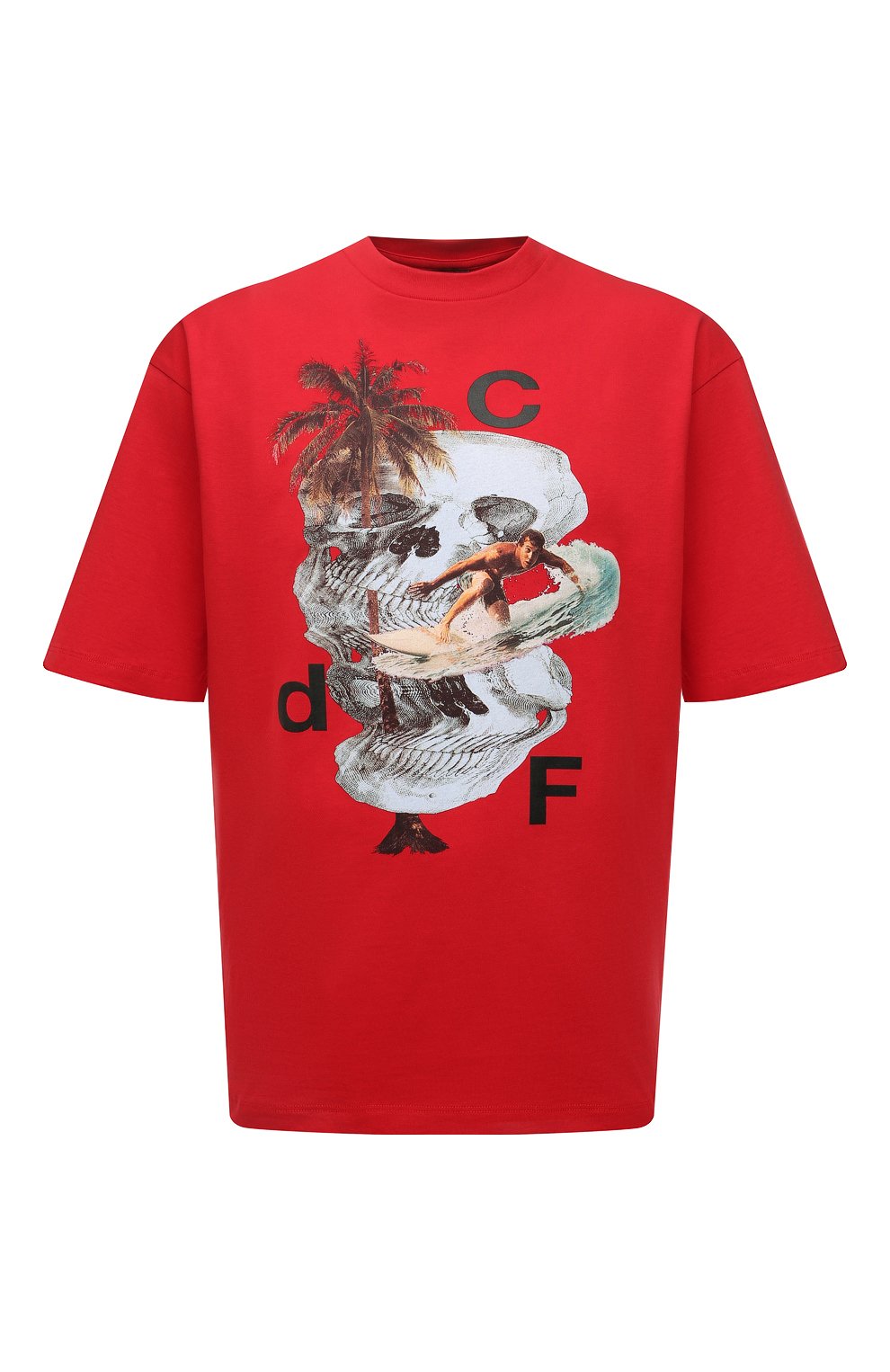 Хлопковая футболка COMME DES FUCKDOWN, арт. CDFU1611STMM, фото 1