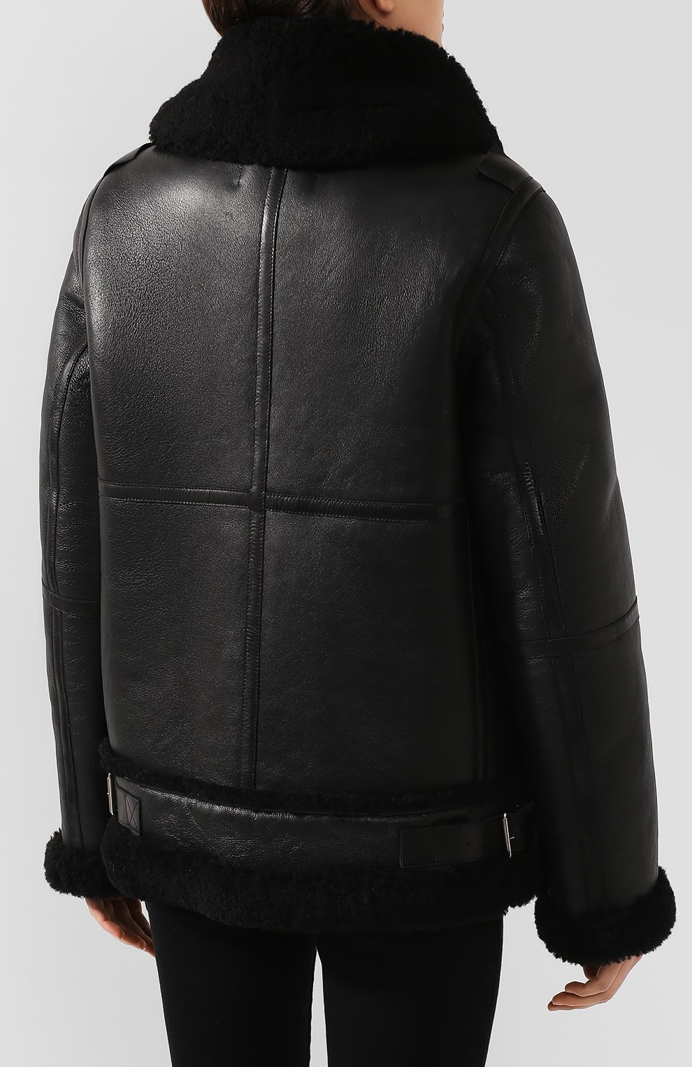 Дубленка ACNE STUDIOS черного цвета по цене 375500 руб., арт. A70022, фото 4 Дубленка ACNE STUDIOS, арт. A70022, фото 4