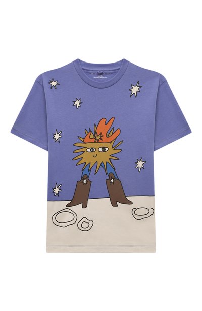 Хлопковая футболка STELLA MCCARTNEY, арт. TV8Q61