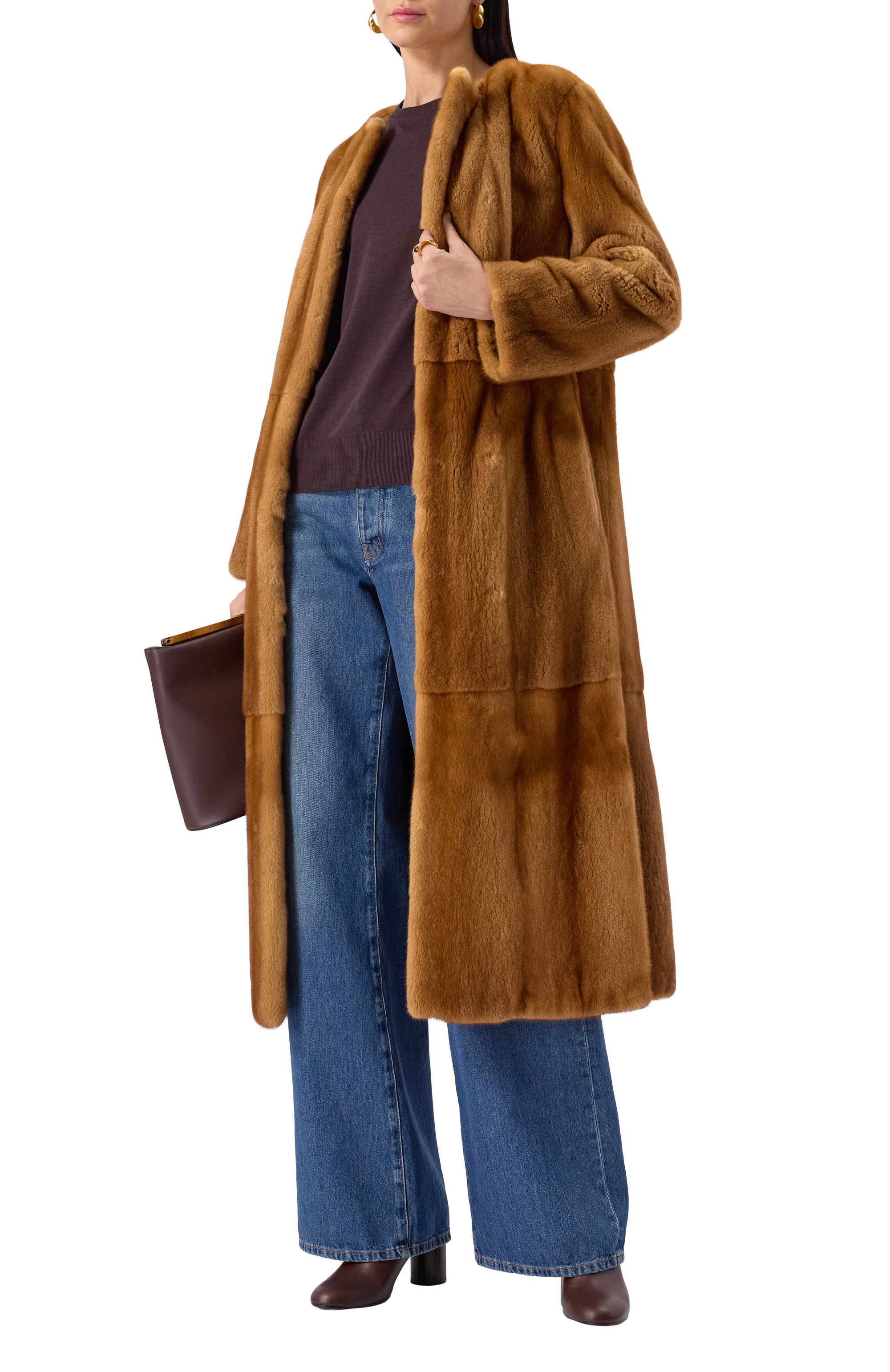 Шуба из меха норки GIULIA GURMAN, арт. J3NG, фото 2