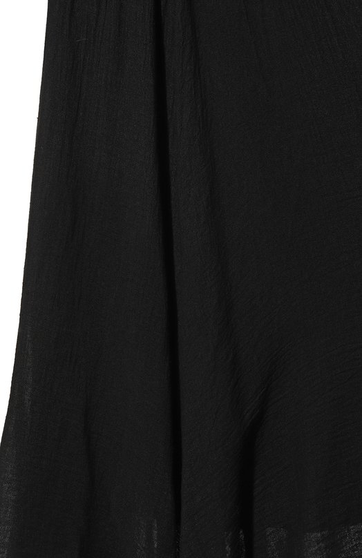 Юбка из хлопка и льна Deha D02575 Чёрный  D02575 Фото 5