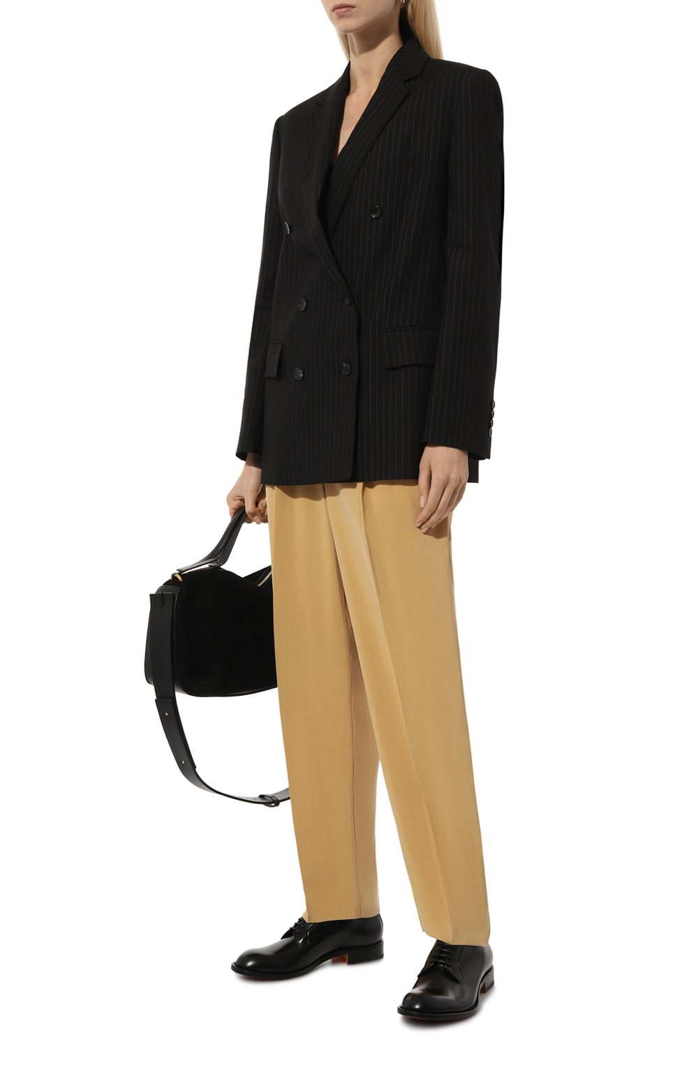 Кожаные дерби SANTONI, арт. WUFL70553BJ2TTV6N01, фото 2