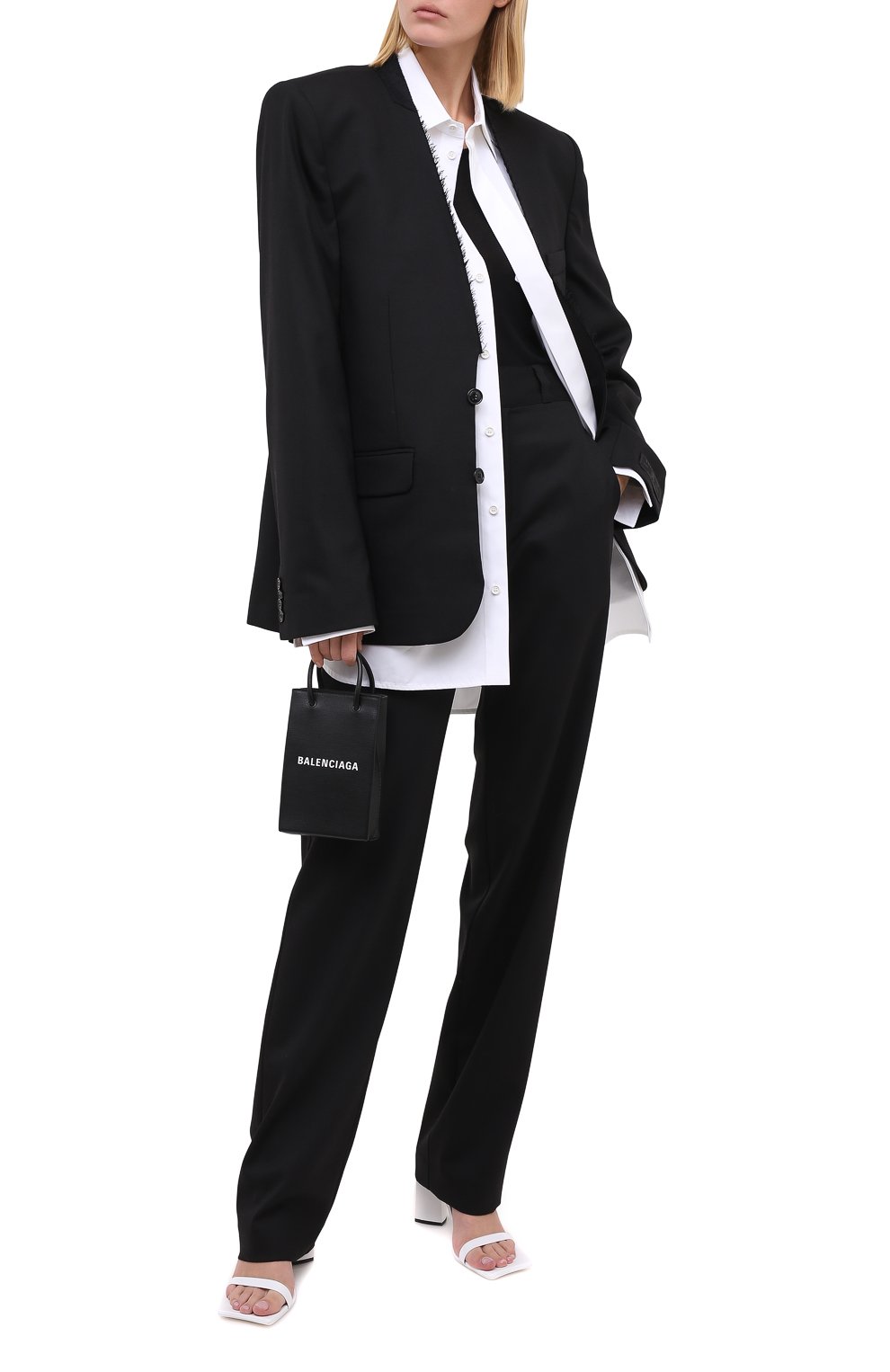 Шерстяные брюки VETEMENTS, арт. WAH21PA079 1204/BLACK, фото 2