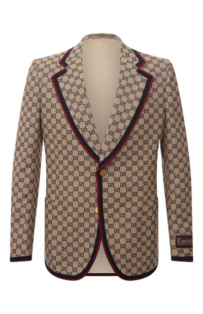 Хлопковый пиджак GUCCI, арт. 654922/ZKU09, фото 1