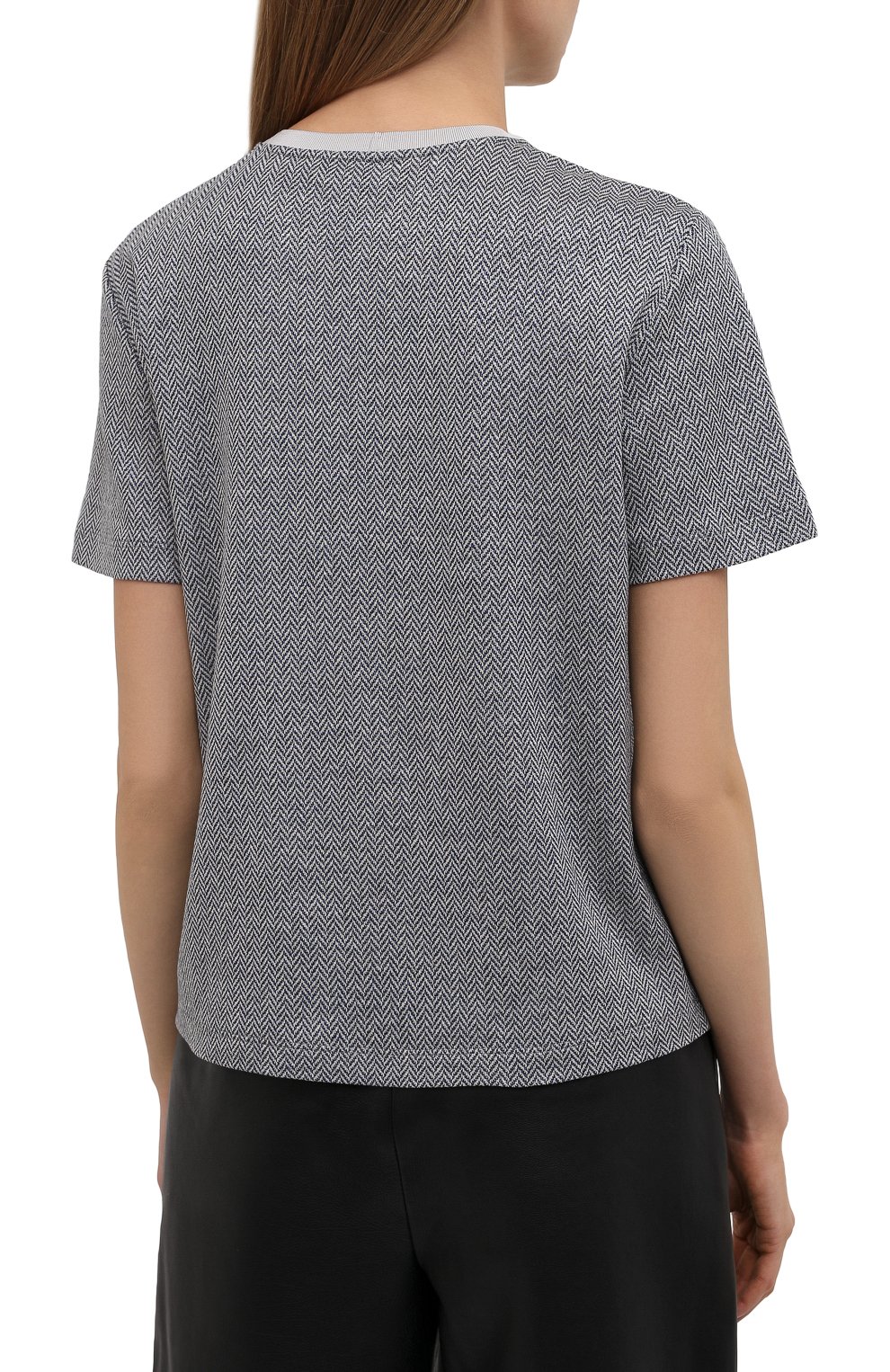 Футболка GIORGIO ARMANI серого цвета по цене 57950 руб., арт. 6KAM71/AJGVZ, фото 4 Футболка GIORGIO ARMANI, арт. 6KAM71/AJGVZ, фото 4