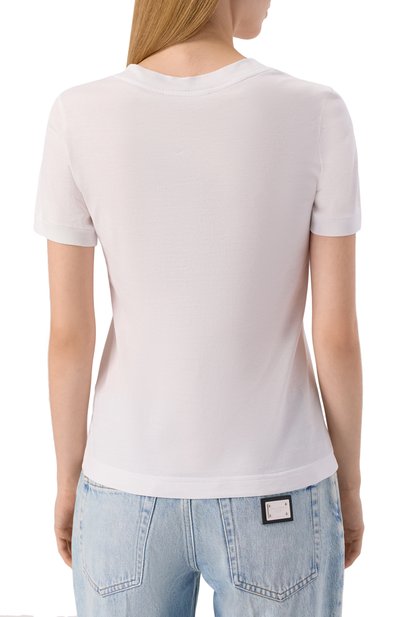 Хлопковая футболка DOLCE & GABBANA, арт. F8N08Z/GDC7I, фото 4