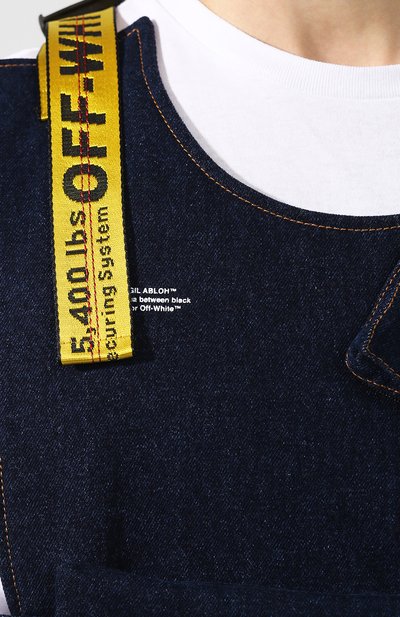 Джинсовый жилет OFF-WHITE, арт. 0MYE034S19C300018700, фото 5