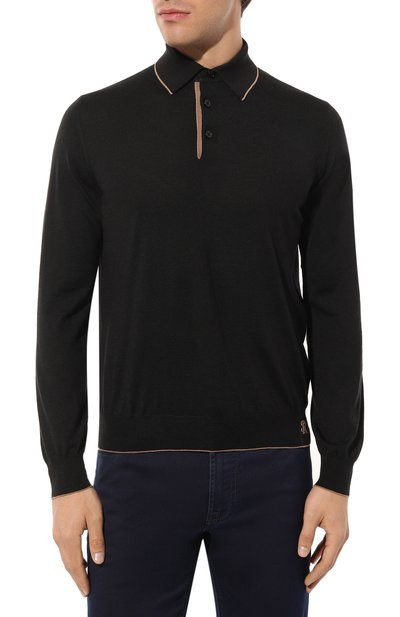 Поло из шерсти и шелка STEFANO RICCI, арт. KE08004P03/E23374, фото 3