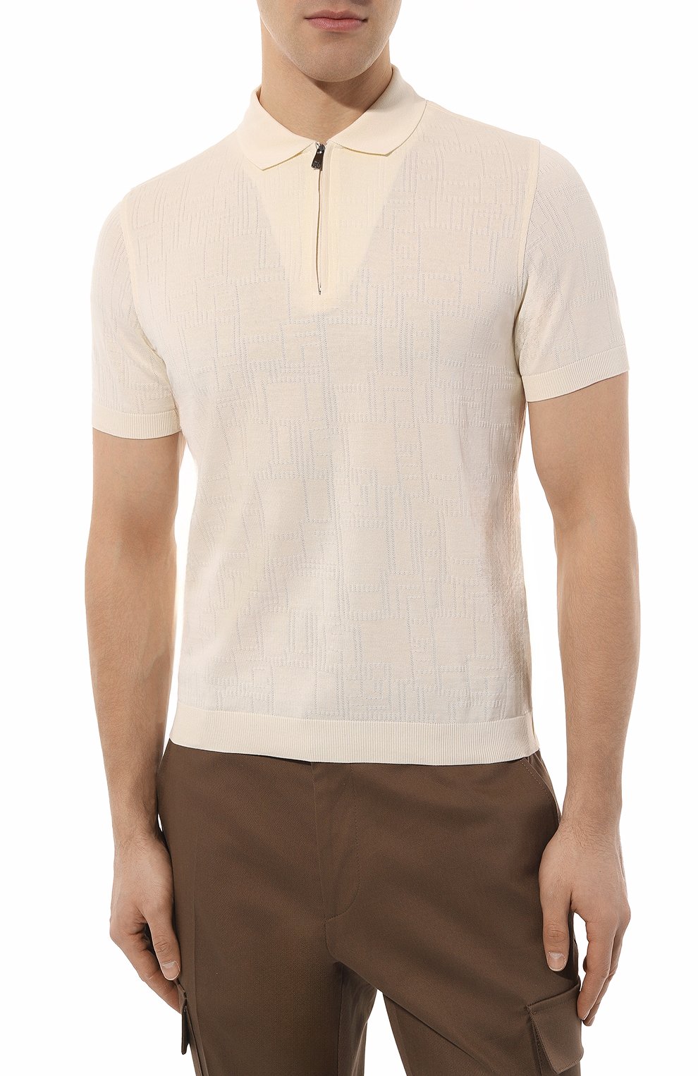 Хлопковое поло CORNELIANI, арт. 93G515-9325021, фото 3