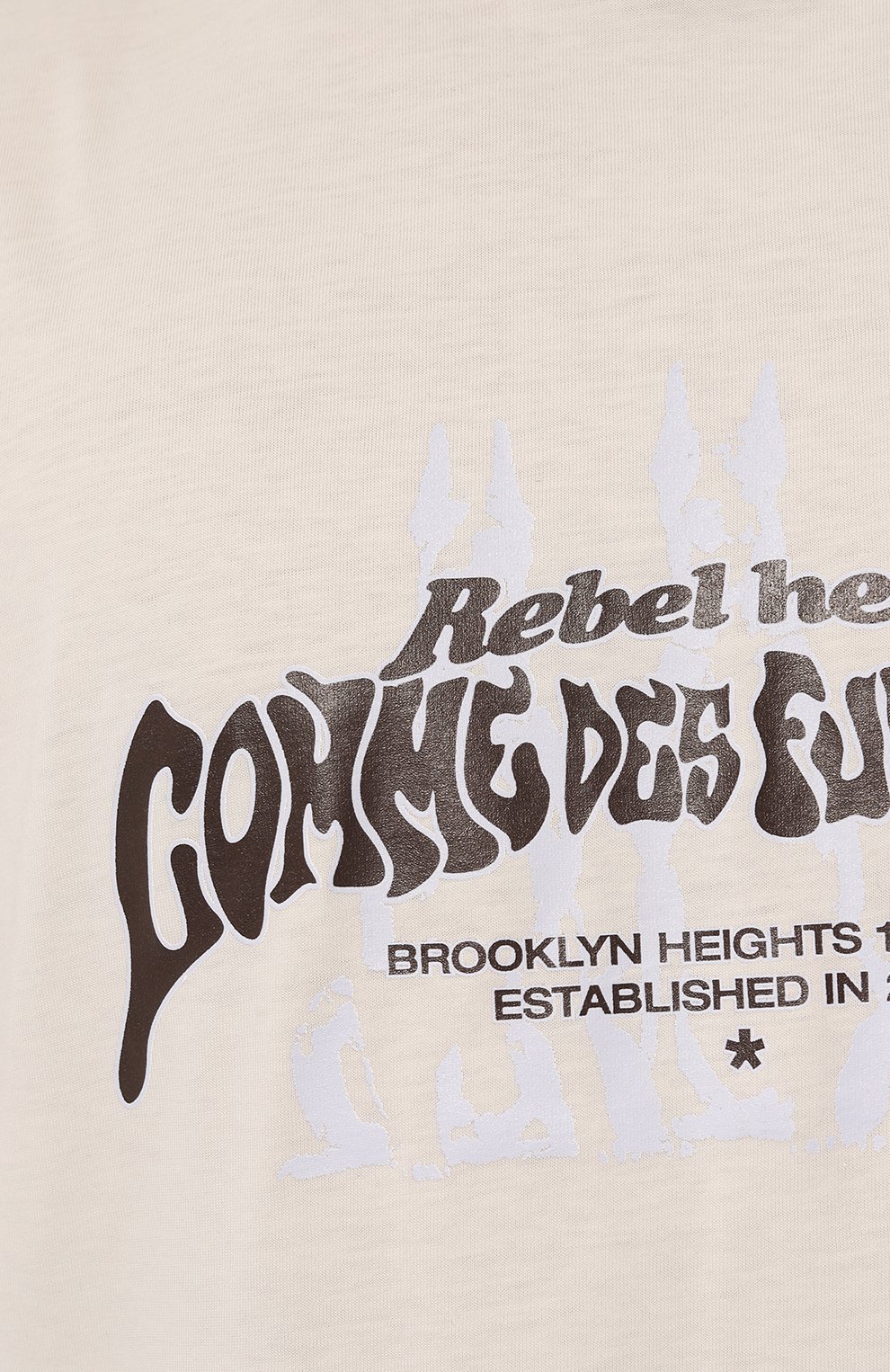 Хлопковая футболка COMME DES FUCKDOWN, арт. CFABM01387, фото 5