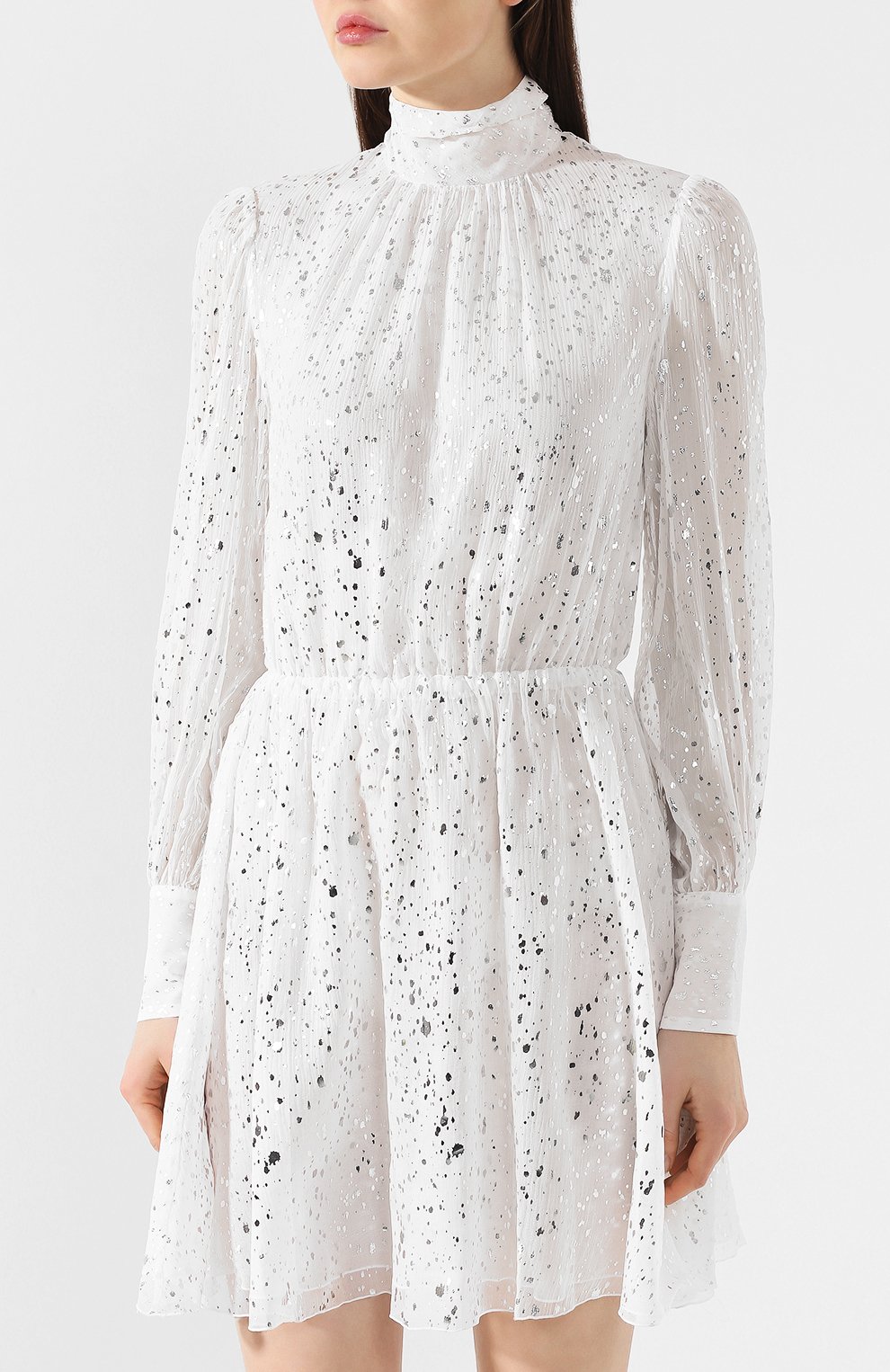 Шелковое платье MSGM, арт. 2841MDA29 207116, фото 3