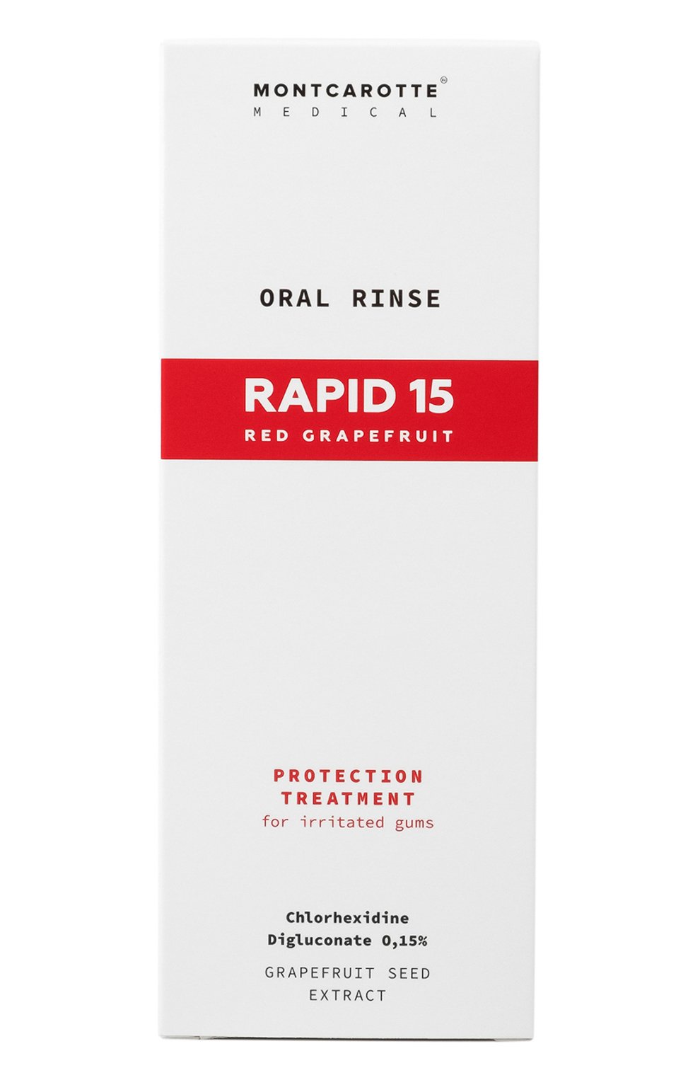 Ополаскиватель для полости рта rapid 15 red grapefruit (200ml) MONTCAROTTE, арт. MCM0215, фото 2