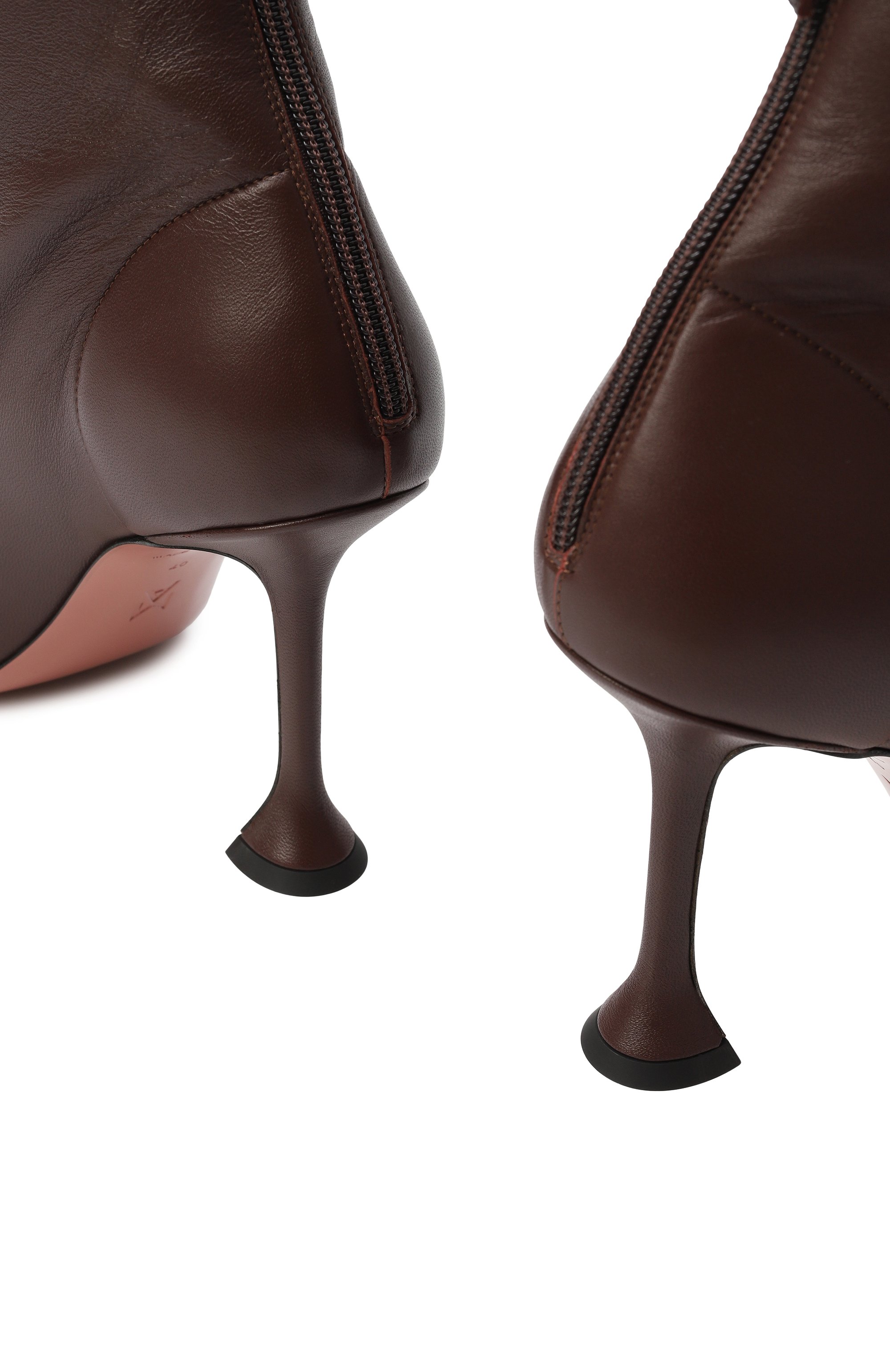 Кожаные ботильоны iris 95 AMINA MUADDI, арт. IRIS B00TIE/NAPPA, фото 7