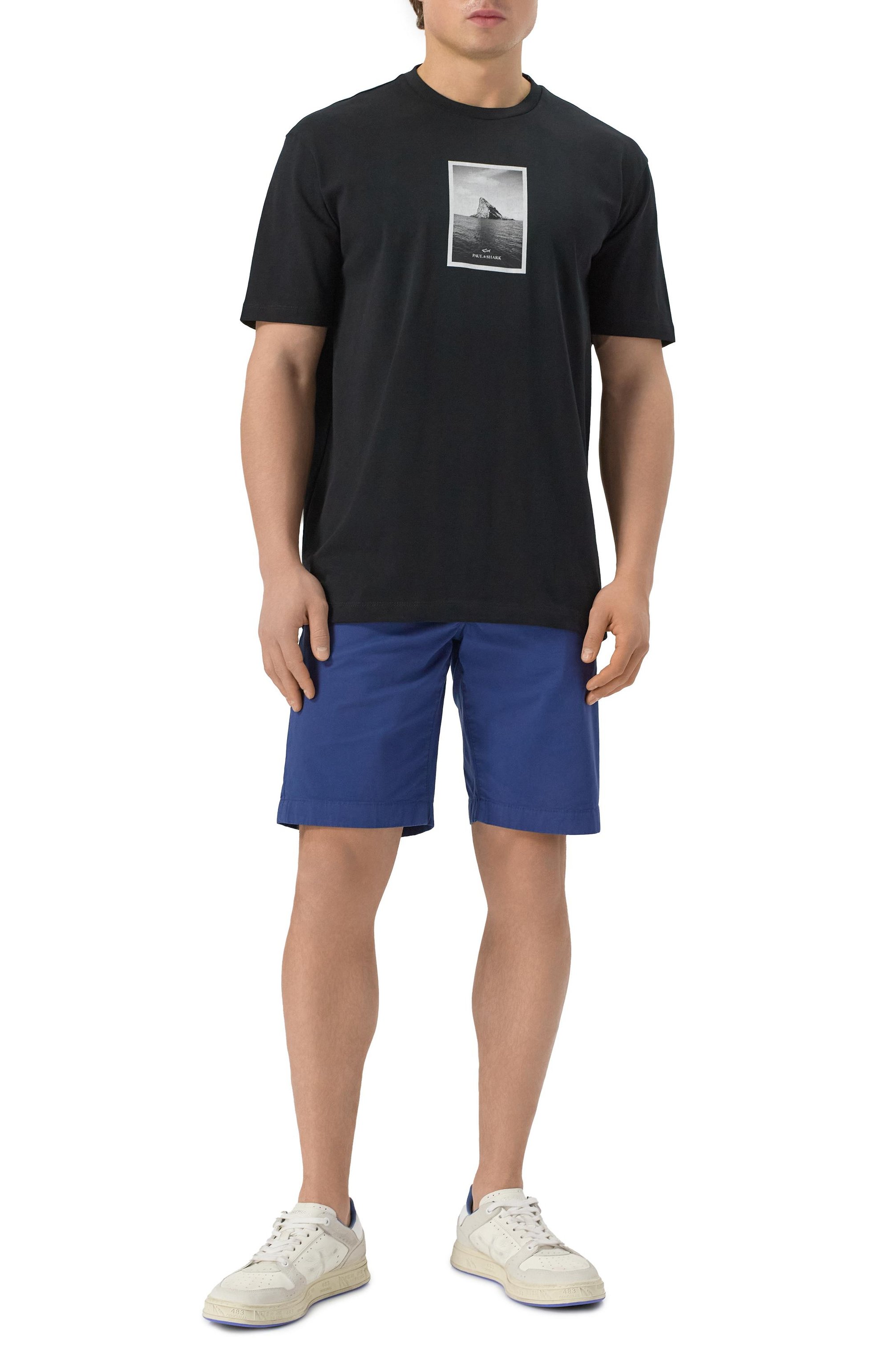 Хлопковая футболка PAUL&SHARK, арт. 25411062/S, фото 2