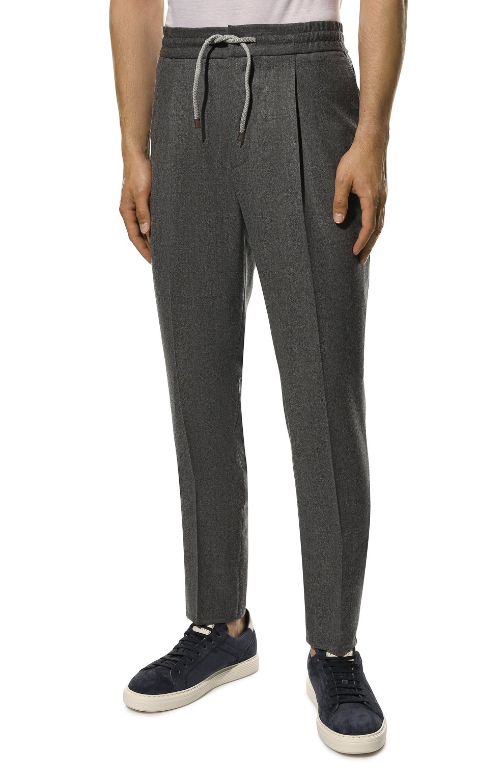 Шерстяные брюки BRUNELLO CUCINELLI, арт. ME226E1740, фото 3