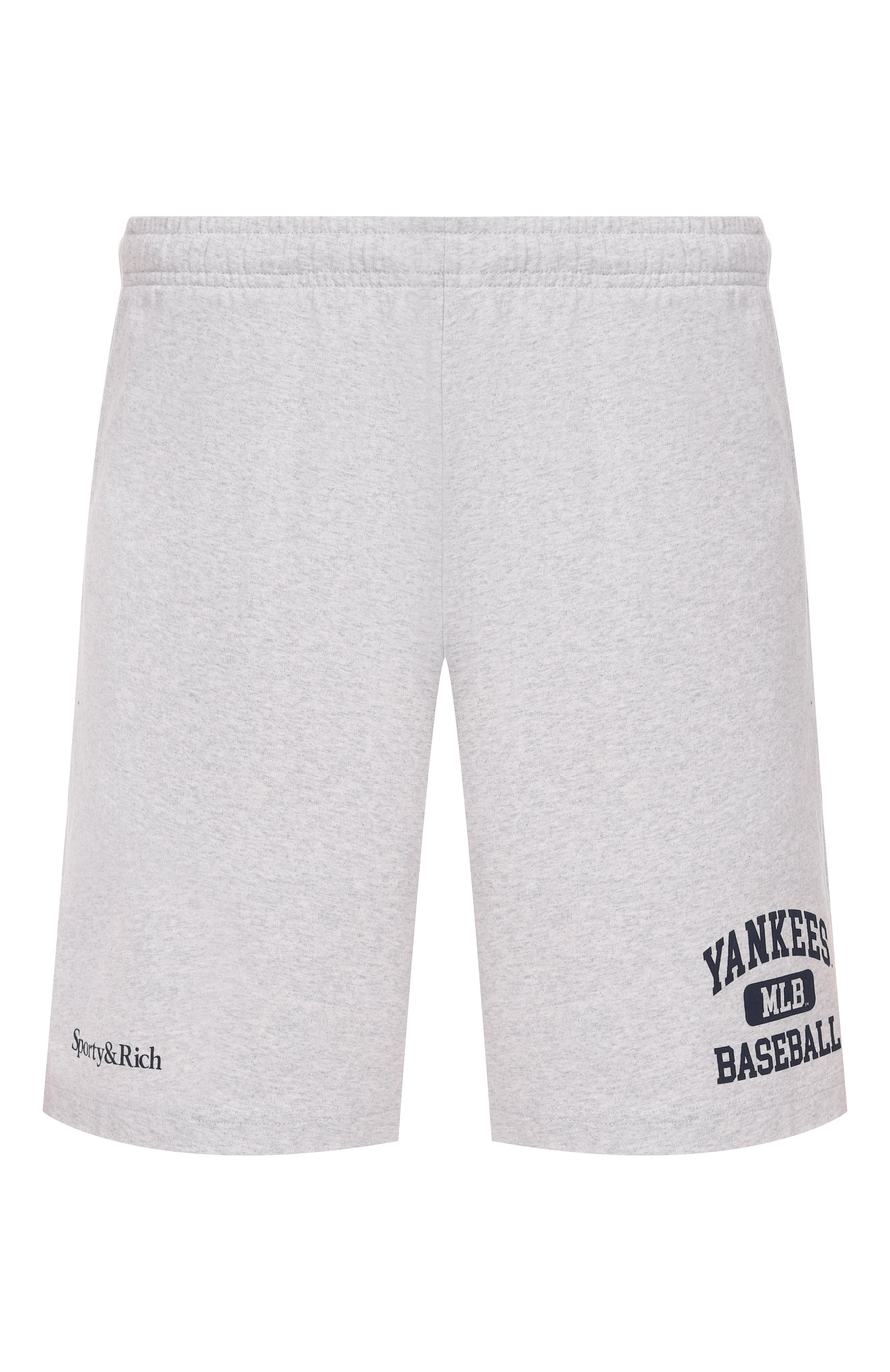 Хлопковые шорты sporty & rich x '47 & the new york yankees SPORTY AND RICH, арт. SH039623660GY03, фото 1