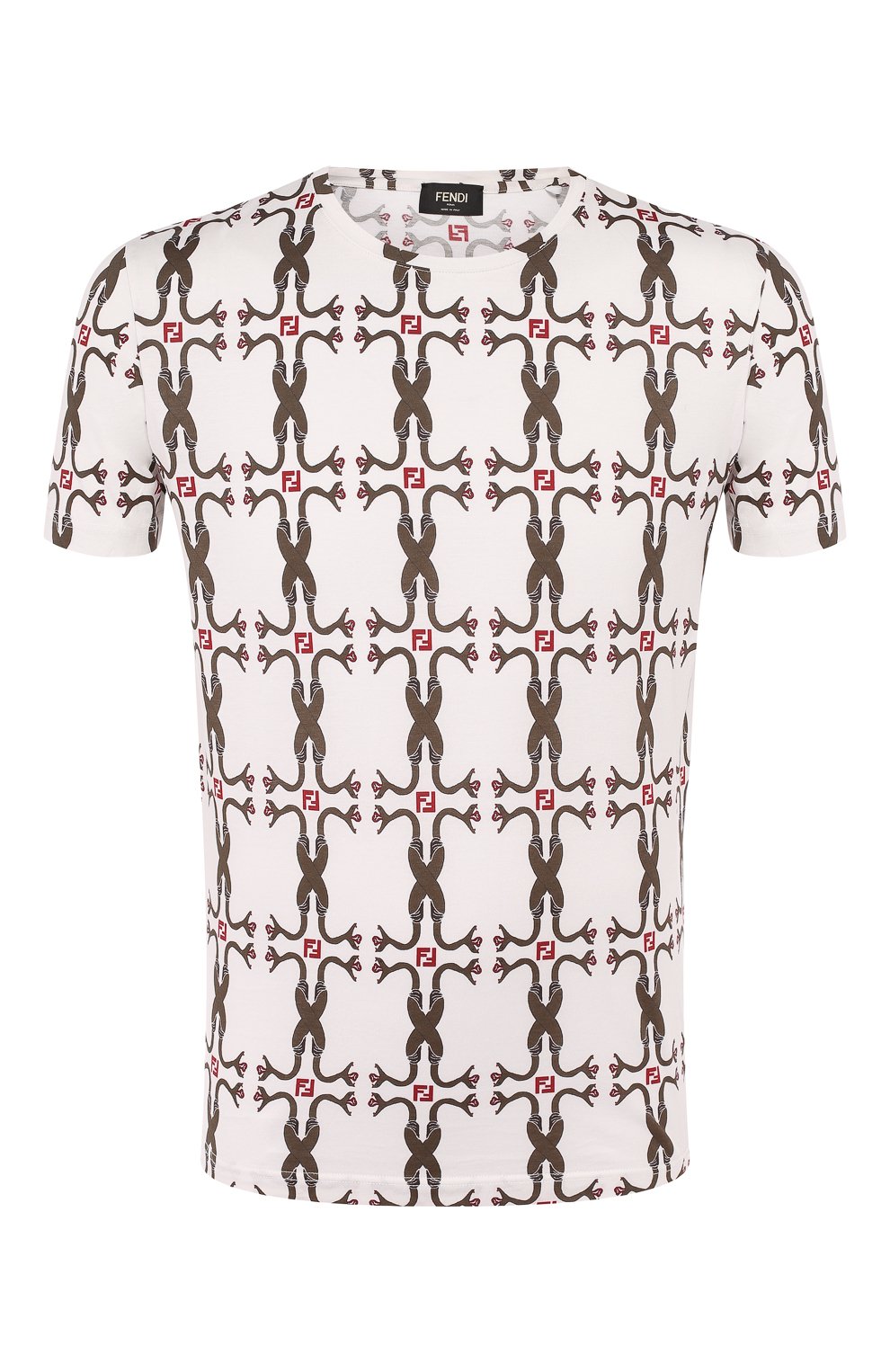 Хлопковая футболка FENDI, арт. FAF532 A793, фото 1