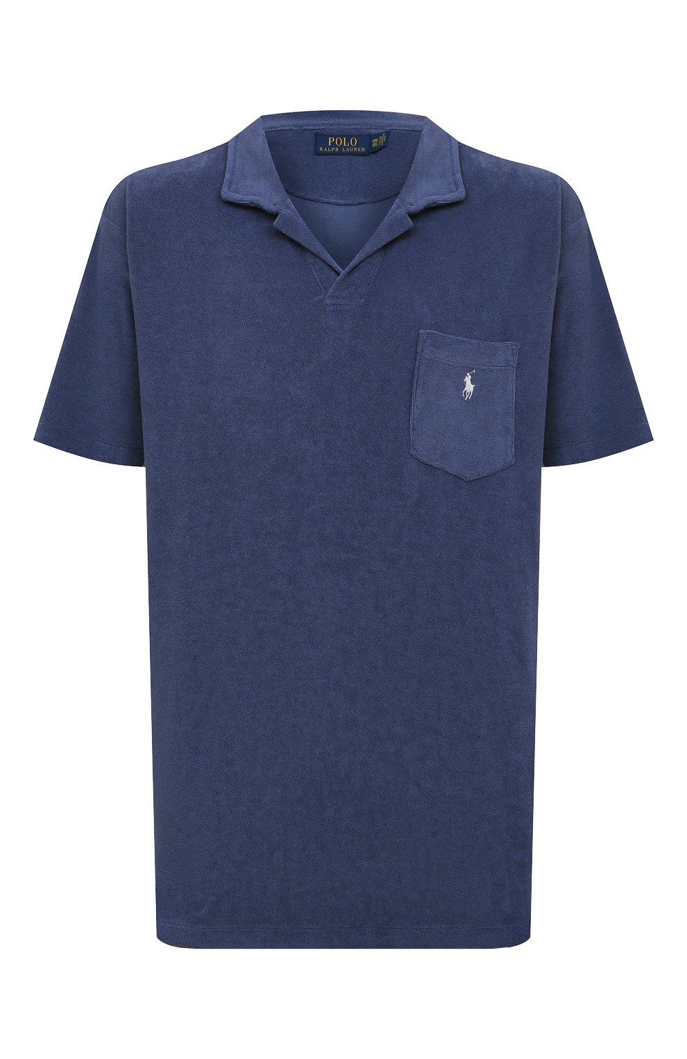 Хлопковое поло POLO RALPH LAUREN синего цвета по цене 16250 руб., арт. 711835786/PRL BS, фото 1 Хлопковое поло POLO RALPH LAUREN, арт. 711835786/PRL BS, фото 1