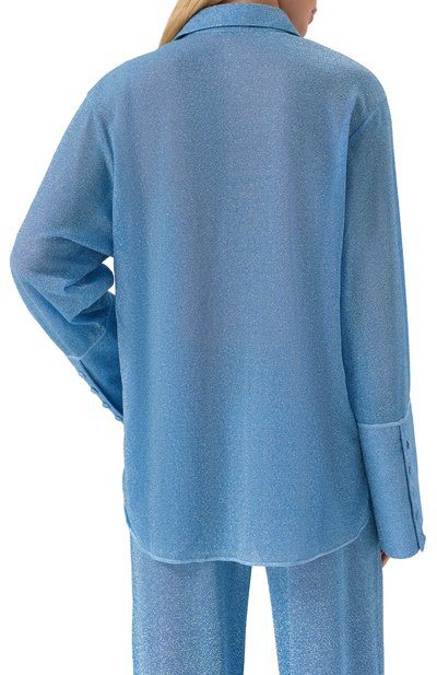 Блузка OSEREE голубого цвета по цене 39950 руб., арт. LSF235, фото 4 Блузка OSEREE, арт. LSF235, фото 4