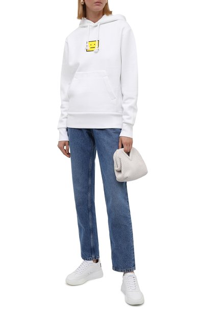 Хлопковое худи ACNE STUDIOS, арт. CI0073/W, фото 2