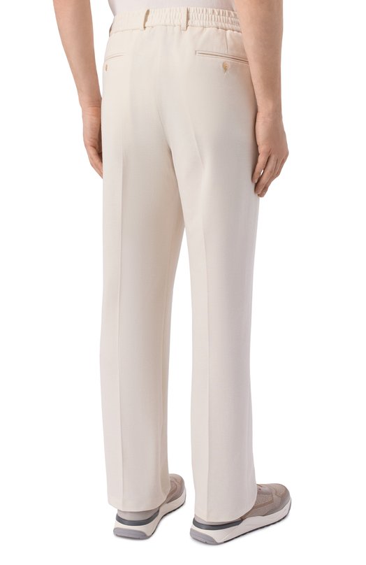 Хлопковые брюки Gran Sasso 76121/76024 Кремовый  76121/76024 Фото 4