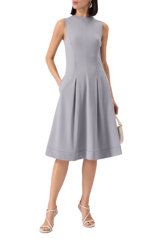 Платье из вискозы Giorgio Armani 6KAA70/AJFSZ Голубой  6KAA70/AJFSZ Фото 2