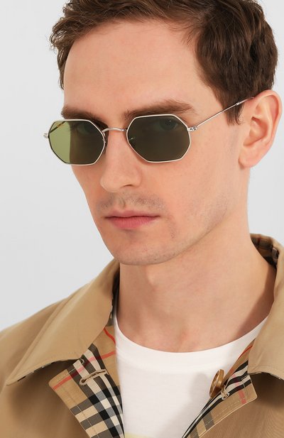 Солнцезащитные очки RAY-BAN зеленого цвета по цене 16850 руб., арт. 3556-91984E, фото 3 Солнцезащитные очки RAY-BAN, арт. 3556-91984E, фото 3