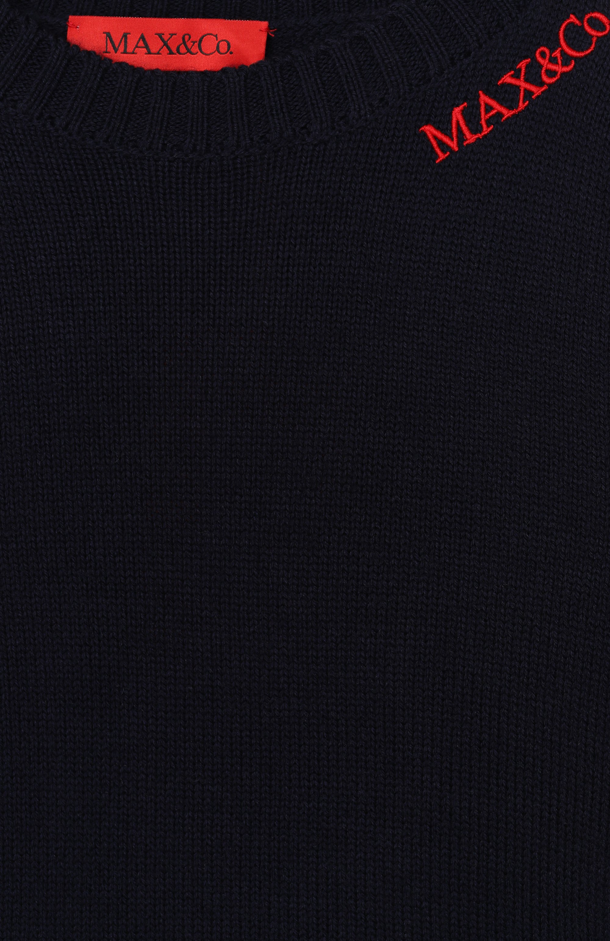 Пуловер MAX&CO темно-синего цвета по цене 15850 руб., арт. MX0251-MX043, фото 3 Пуловер MAX&CO, арт. MX0251-MX043, фото 3