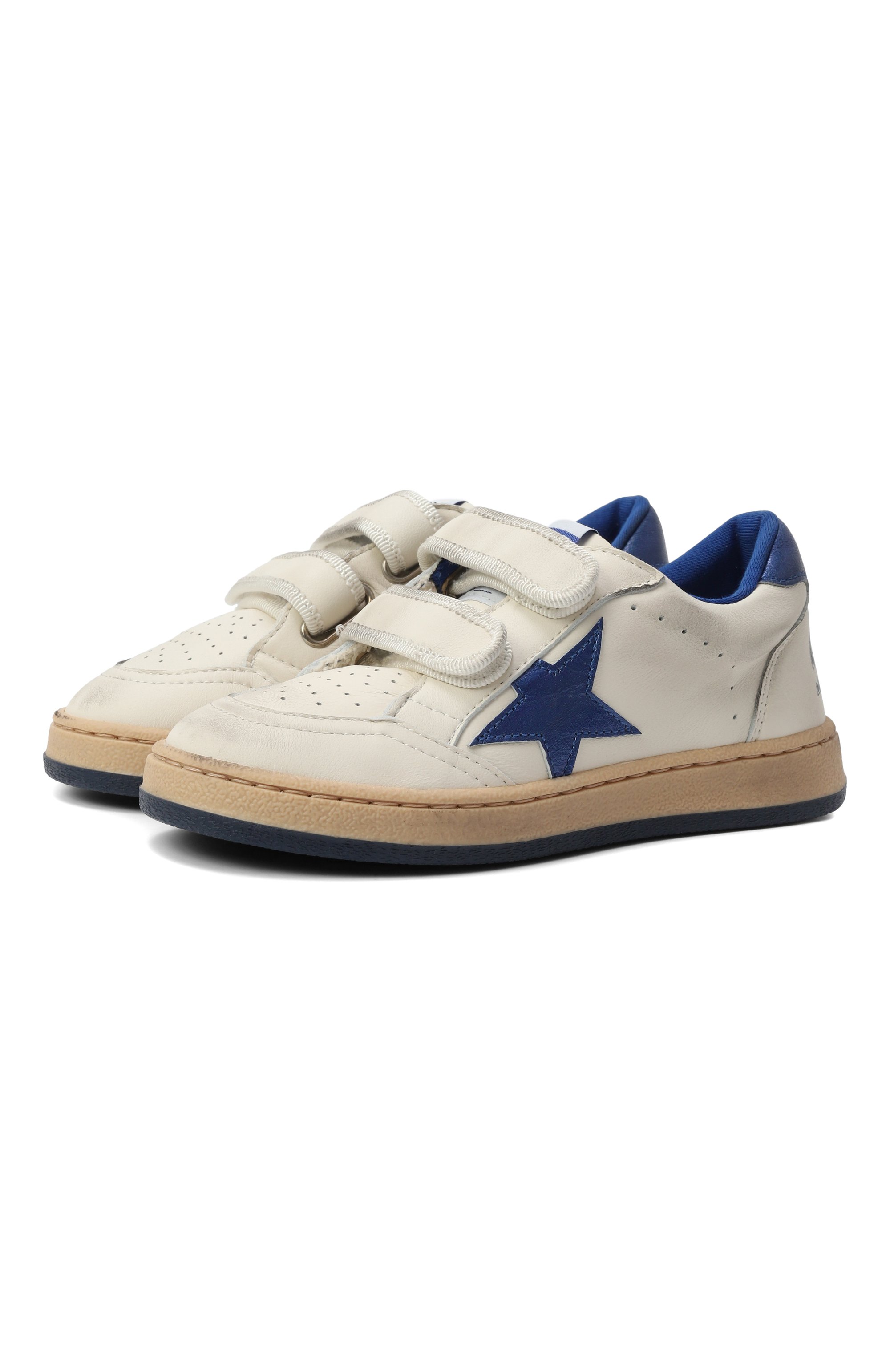 Кожаные кеды ball star GOLDEN GOOSE DELUXE BRAND, арт. GYF00501.F004246, фото 1