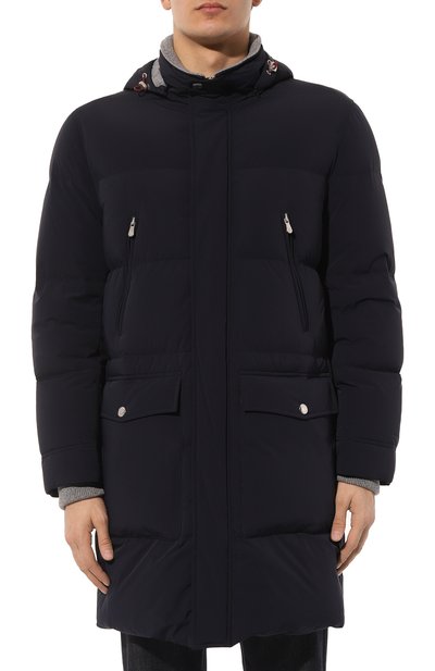 Пуховик BRUNELLO CUCINELLI темно-синего цвета по цене 543000 руб., арт. MM4031827, фото 3 Пуховик BRUNELLO CUCINELLI, арт. MM4031827, фото 3