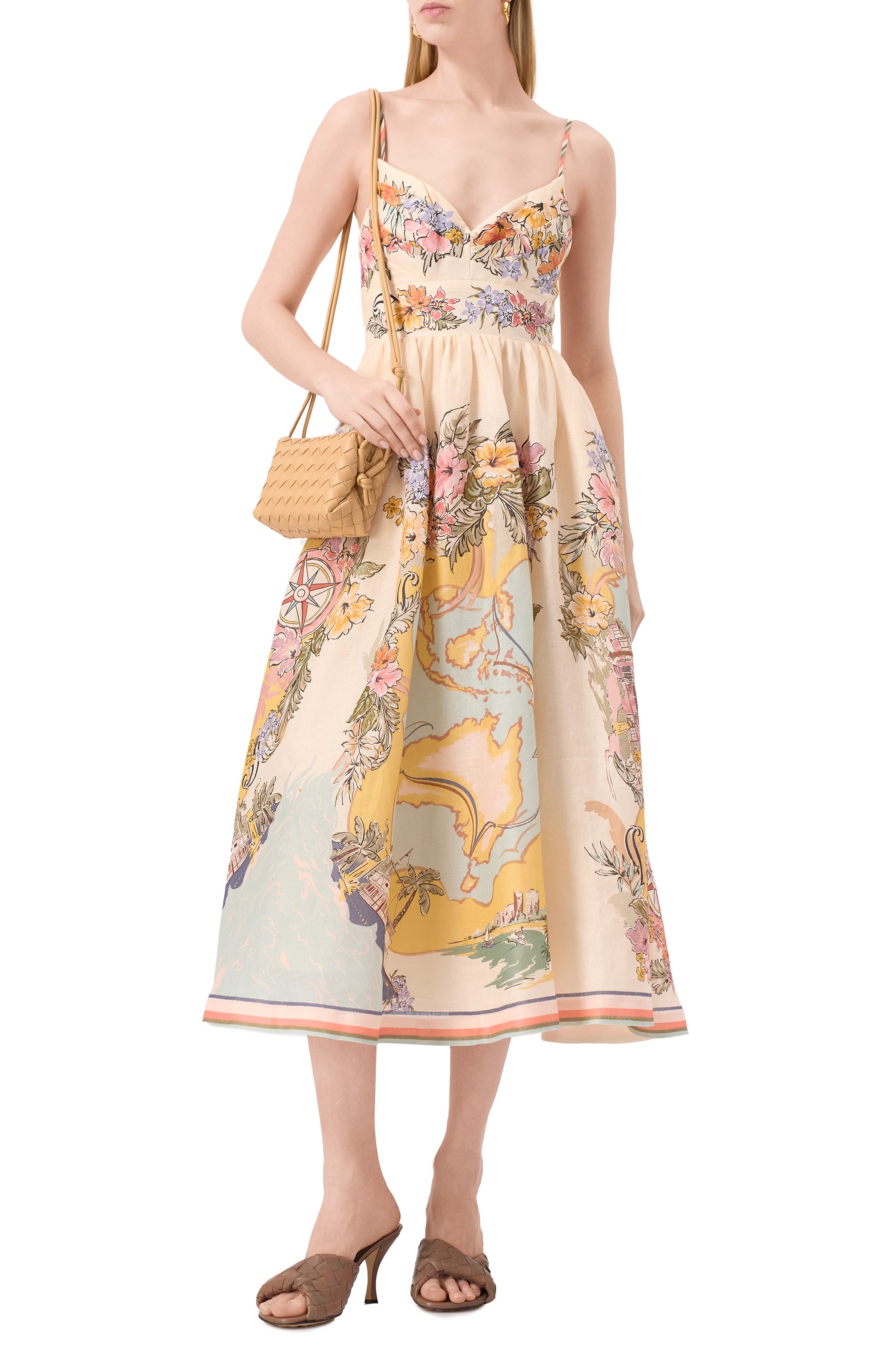 Льняное платье ZIMMERMANN, арт. 1774DRS253, фото 2