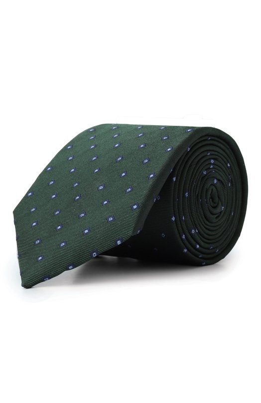 Шелковый галстук Corneliani 26U302-2620309 Зелёный 26U302-2620309