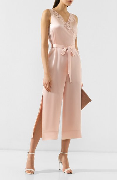 Шелковый комбинезон STELLA MCCARTNEY розового цвета по цене 99500 руб., арт. 559270/SMA65, фото 2 Шелковый комбинезон STELLA MCCARTNEY, арт. 559270/SMA65, фото 2