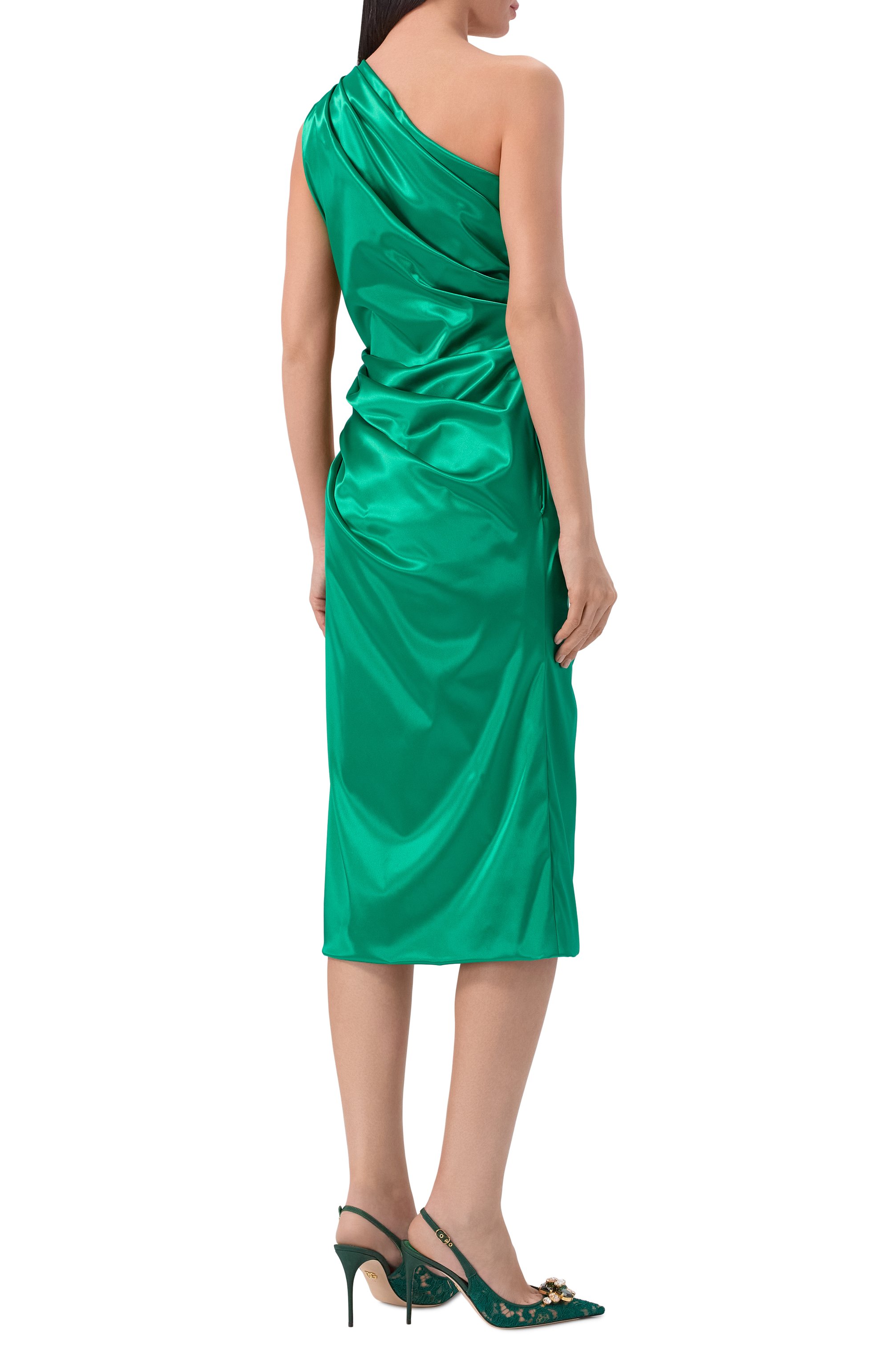 Атласное платье DOLCE & GABBANA, арт. F6G1GT/FURAD, фото 3