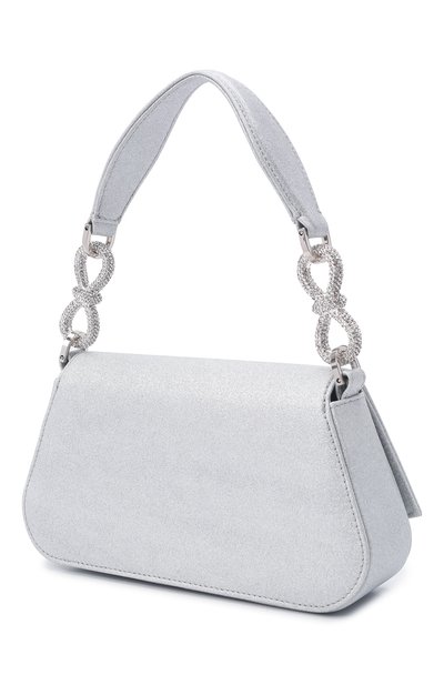 Сумка carrie medium MACH & MACH серебряного цвета по цене 141000 руб., арт. FW21-0104-2 GLITTER, фото 4 Сумка carrie medium MACH & MACH, арт. FW21-0104-2 GLITTER, фото 4