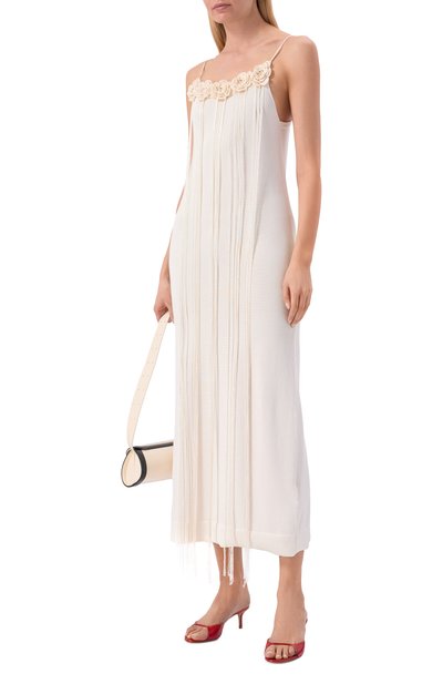 Платье из вискозы и хлопка JIL SANDER, арт. J02CT0584/J18365, фото 2