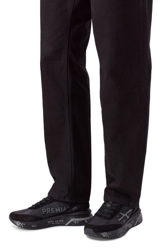 Комбинированные кроссовки Moerun Premiata M0ERUN/VAR 7106 Чёрный  M0ERUN/VAR 7106 Фото 3