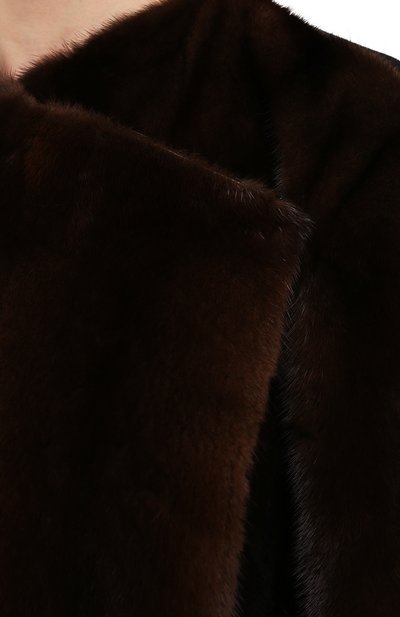 Накидка из меха норки VALENTINO коричневого цвета по цене 1435000 руб., арт. VF3FPM10BSE, фото 5 Накидка из меха норки VALENTINO, арт. VF3FPM10BSE, фото 5