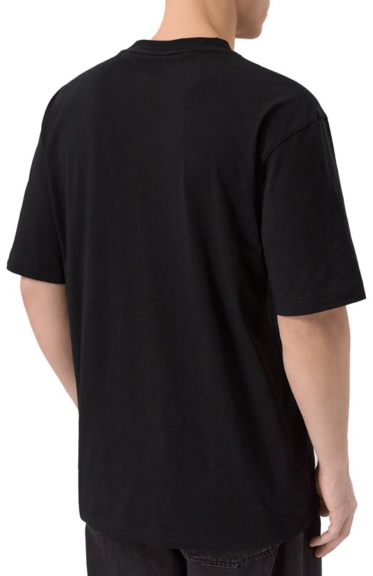 Хлопковая футболка HUGO 50553330 Чёрный  50553330 Фото 4