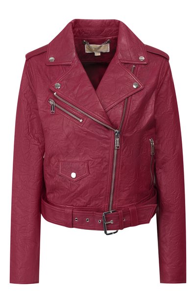 Женская кожаная куртка MICHAEL MICHAEL KORS, арт. MU82HYG2A3